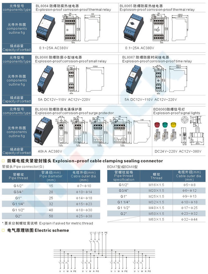 BXM(D)8050(8060)系列防爆照明(動(dòng)力)配電箱(IIC)